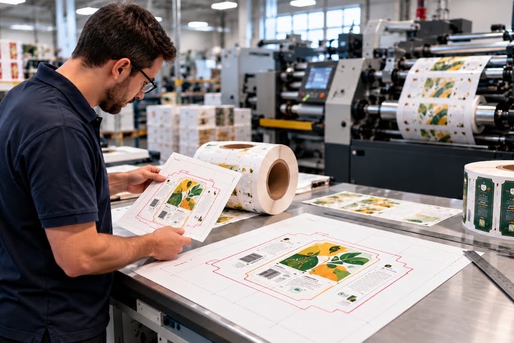 Label Prepress Support When Roll Work Picks Up